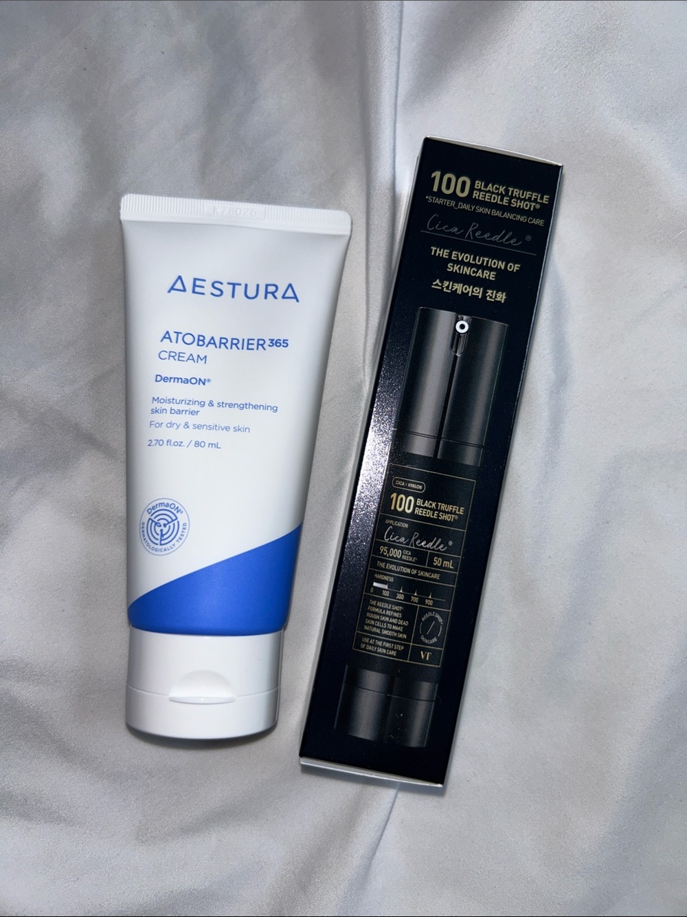 Aestura barrier cream & VT truffle Reedle shot